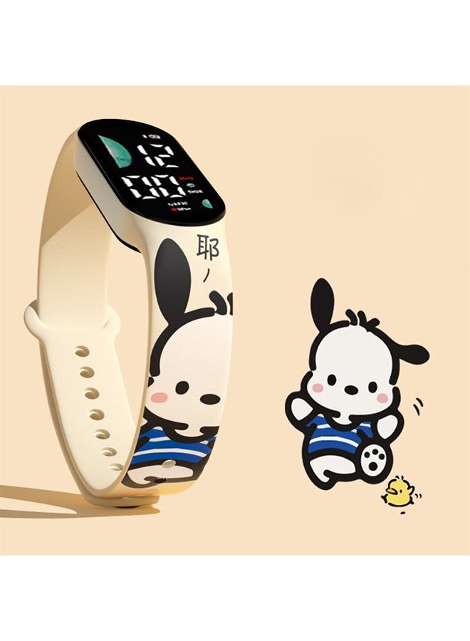 2 PCS Cartoon Children Watch,Cartoon Children's LED Electronic Waterproof Touch Watch-Pretty Cartoon Gifts for Children-Digital Sports Toddler Daily Waterproof LED Design - Image 5